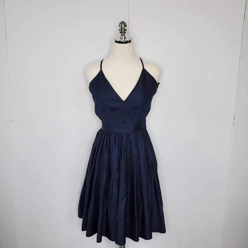Contrarian Navy Blue Dress NWT